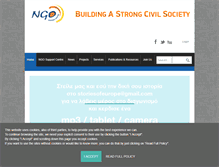Tablet Screenshot of ngo-sc.org